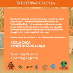 Cap de setmana de manifestacions en defensa de la caça a Valencia i La Rioja